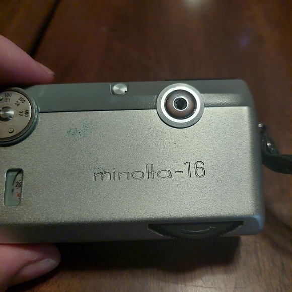 Minolta 16 E-E Pocket Spy Camera 10 x 14 2.8/25 Rokkor Lens Made In Japan - Picture 3 of 6